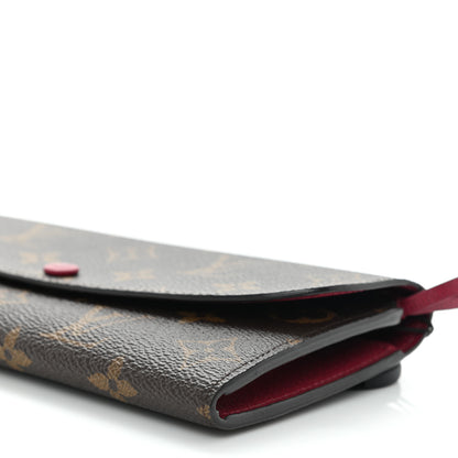 Louis Vuitton Monogram Emilie Wallet Fuchsia 9 of 10