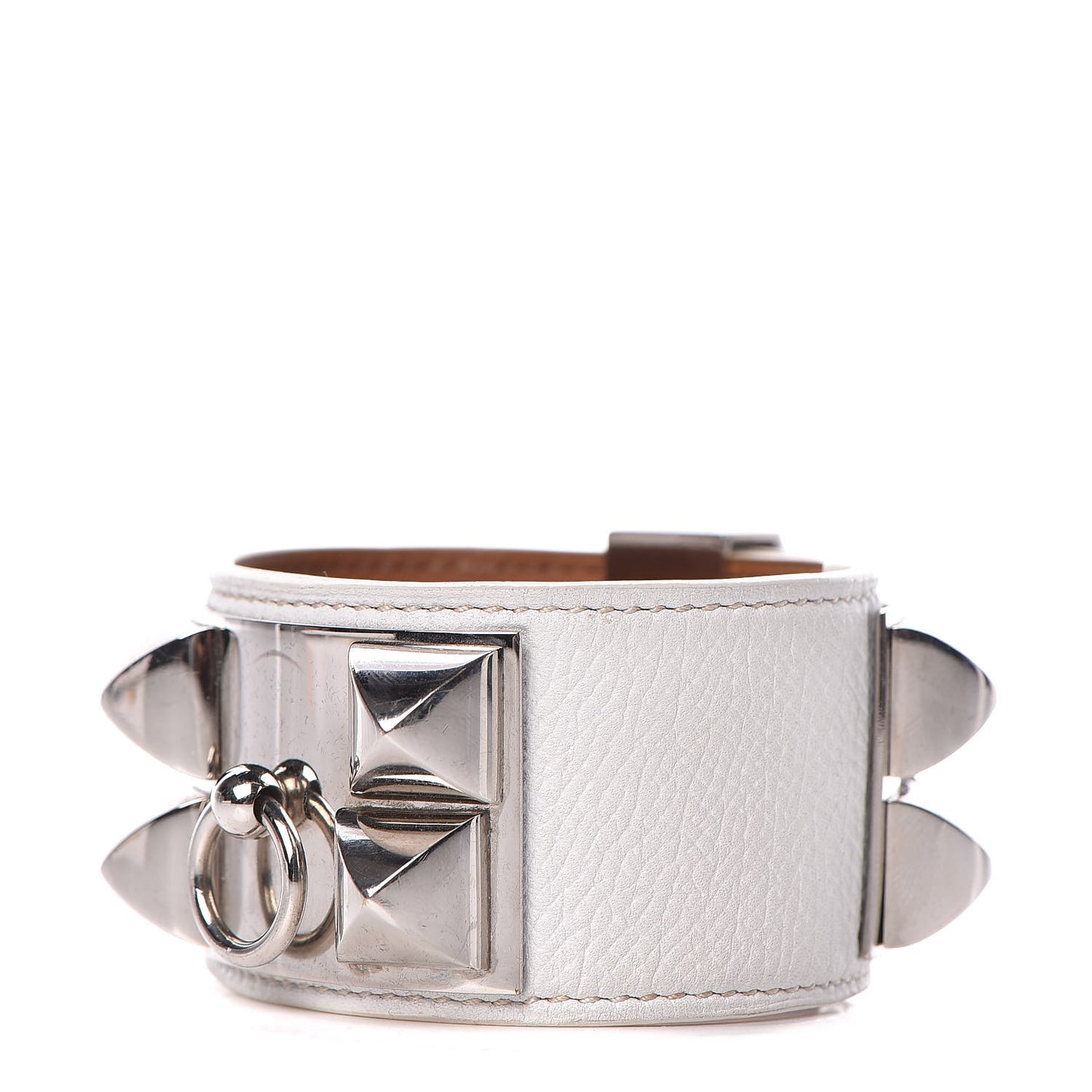 Epsom Collier de Chien CDC Bracelet L White