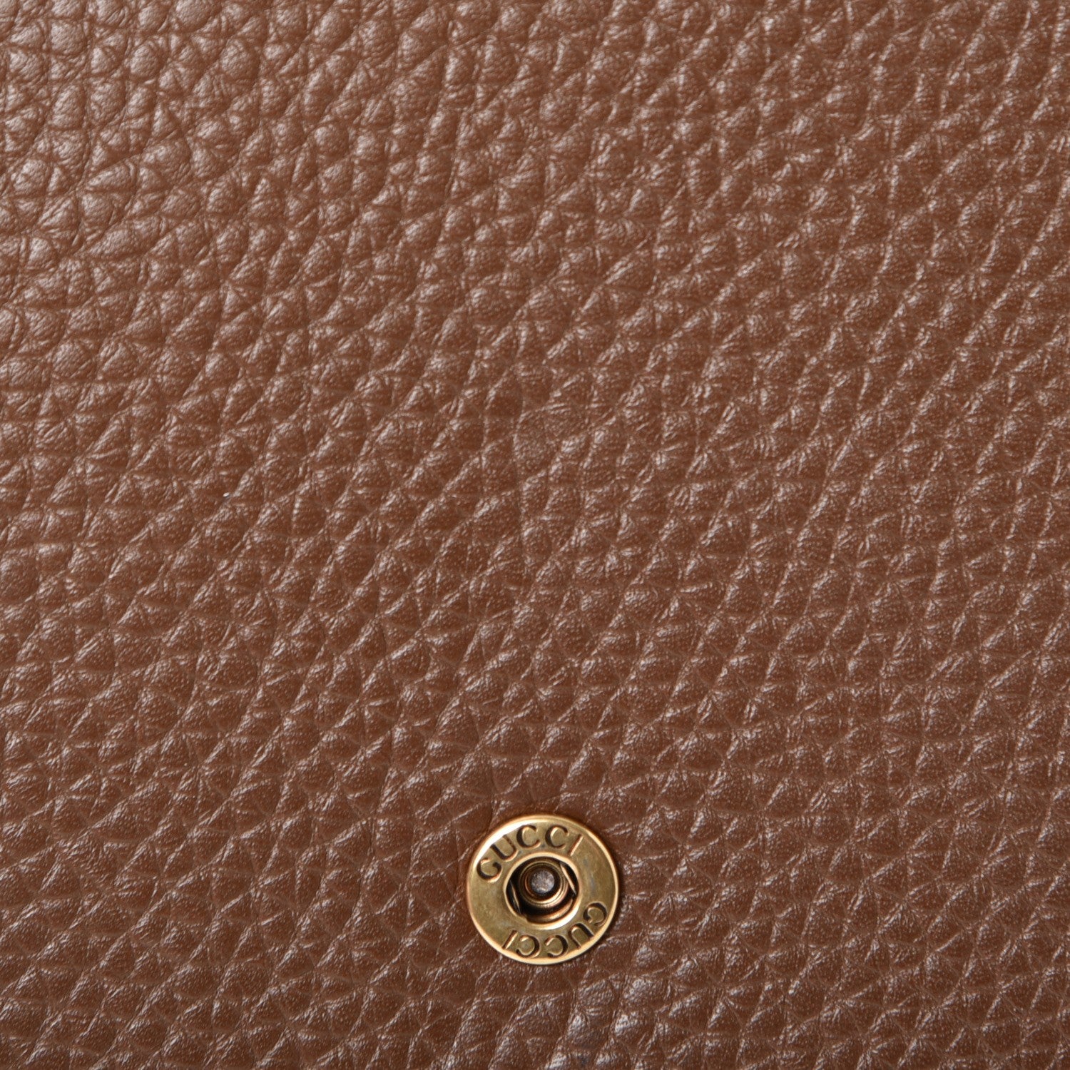 Gucci Cellarius Calfskin GG Marmont Chain Wallet Nut Brown 10 of 13