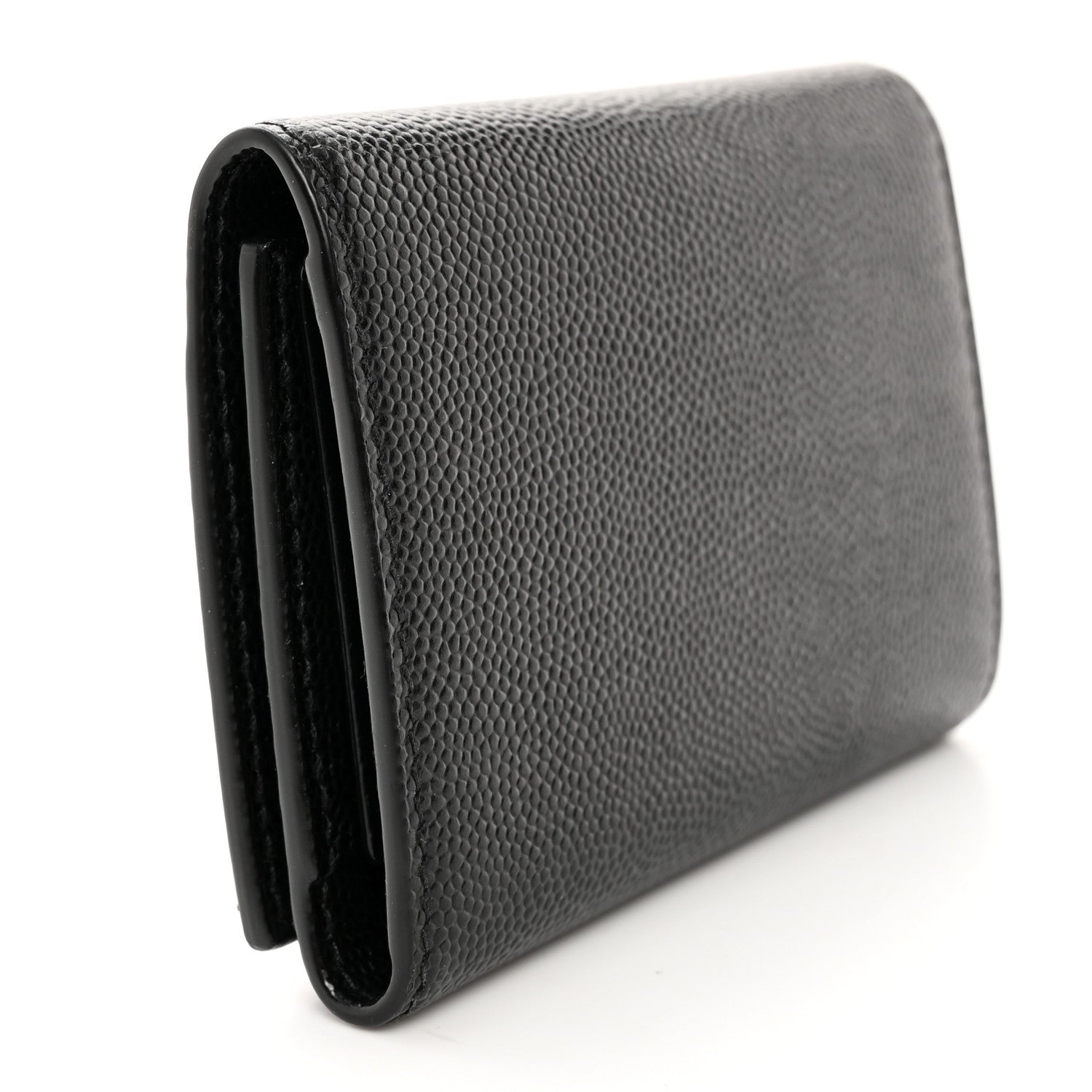 Saint Laurent Grain De Poudre Key Holder Wallet Black 3 of 9