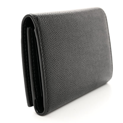 Saint Laurent Grain De Poudre Key Holder Wallet Black 3 of 9