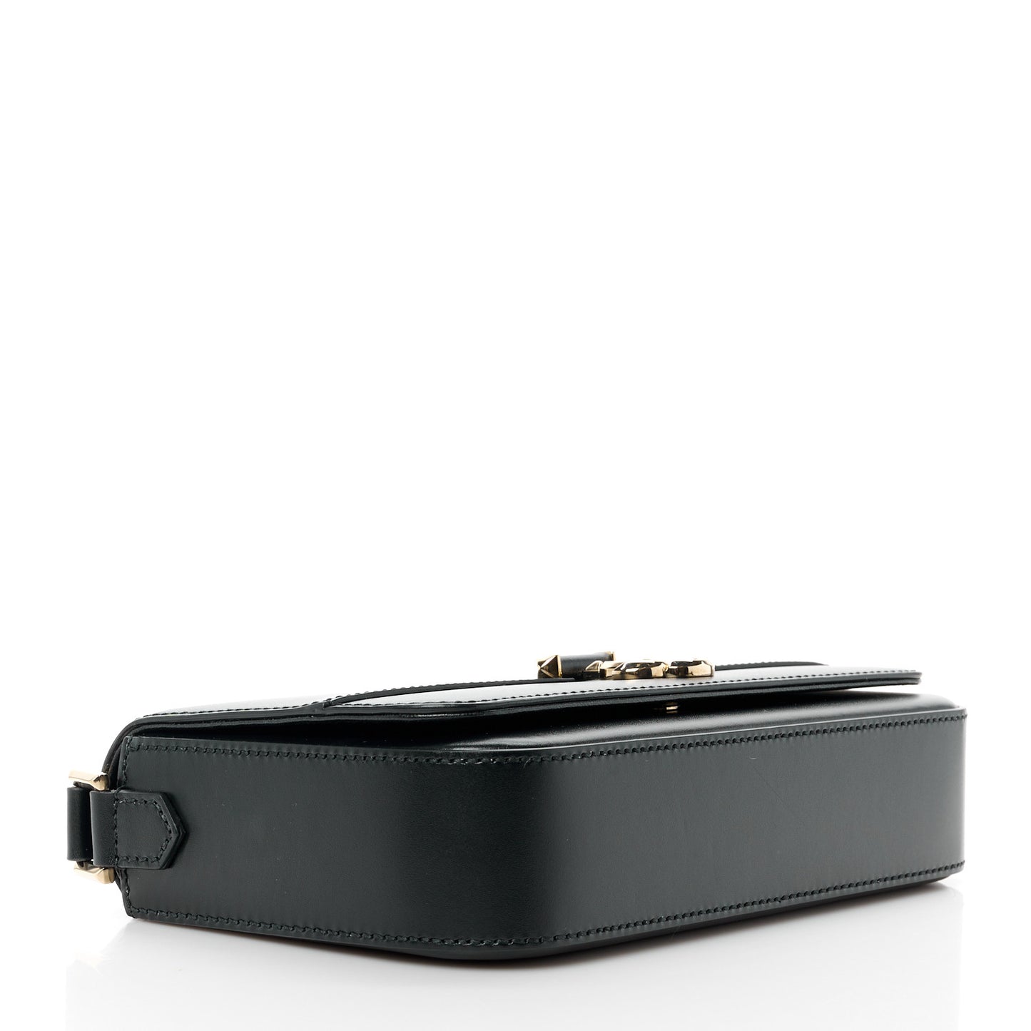 Calfskin Avenue Shoulder Bag Black