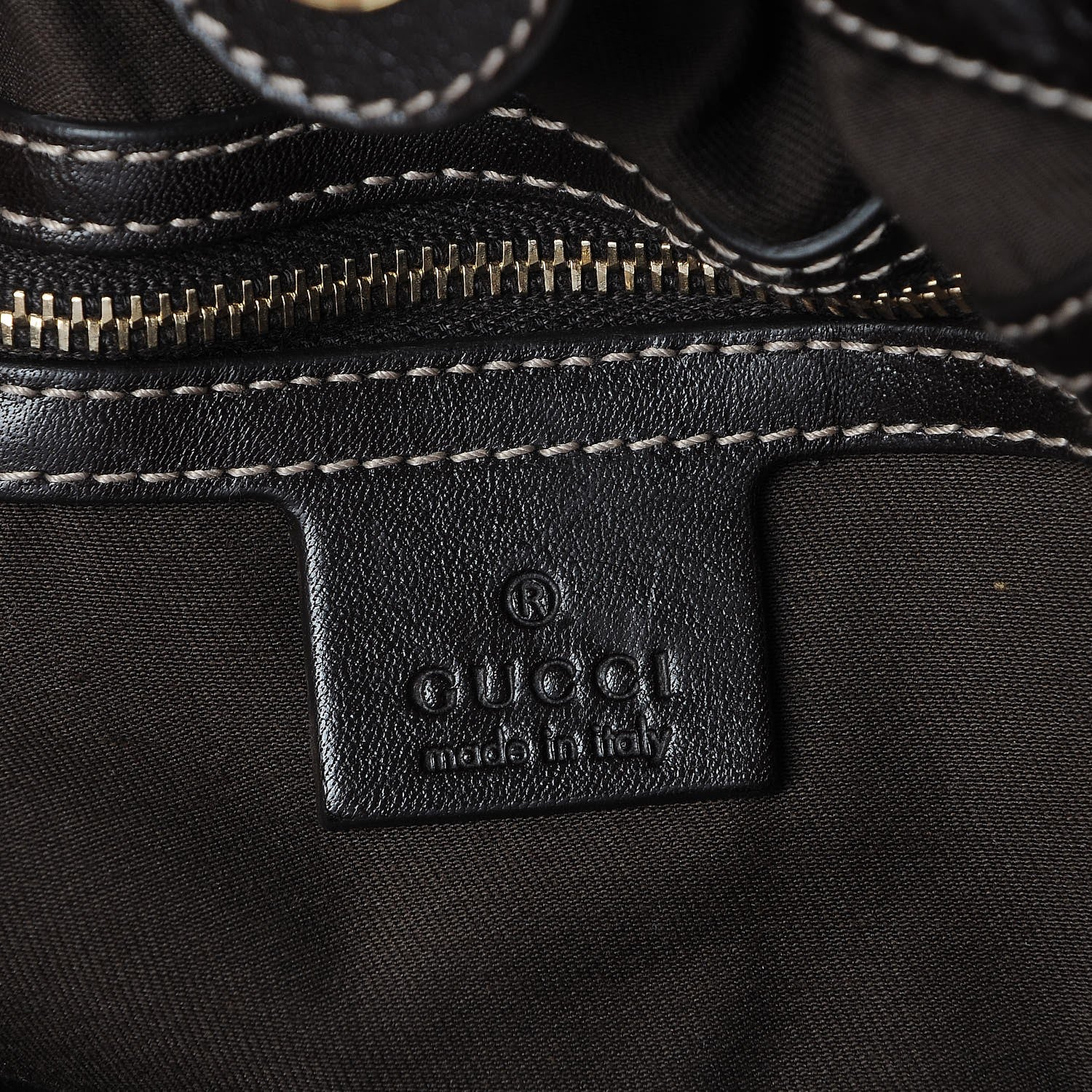 Gucci Monogram Studded Pelham Tote Dark Brown 6 of 7