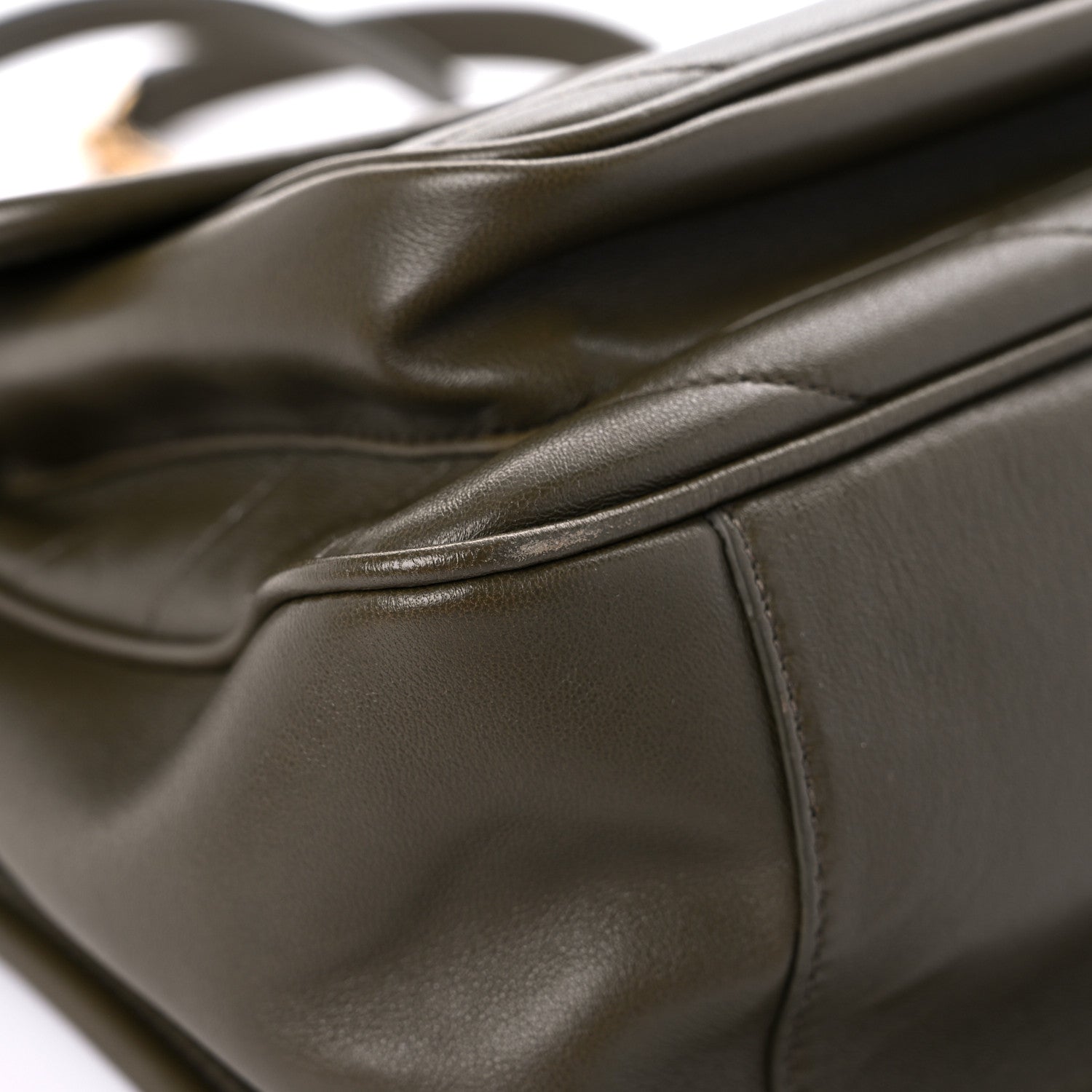 Saint Laurent Lambskin Matelasse Monogram Medium Niki Chain Satchel Seaweed 9 of 13
