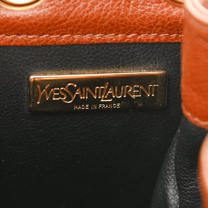 Saint Laurent Calfskin Bucket Bag Tan 6 of 8