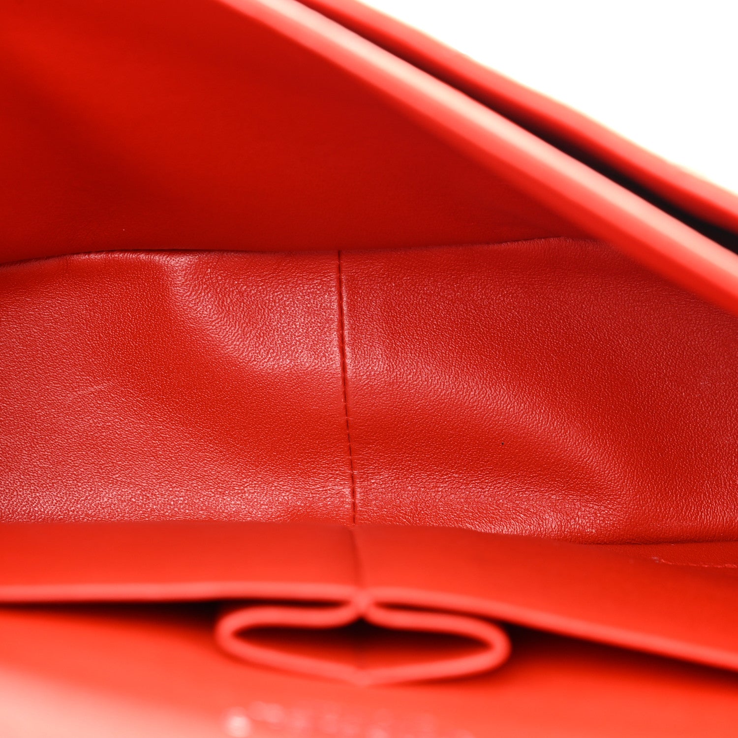 Chanel Lambskin Quilted Jumbo Double Flap Red 5 of 12