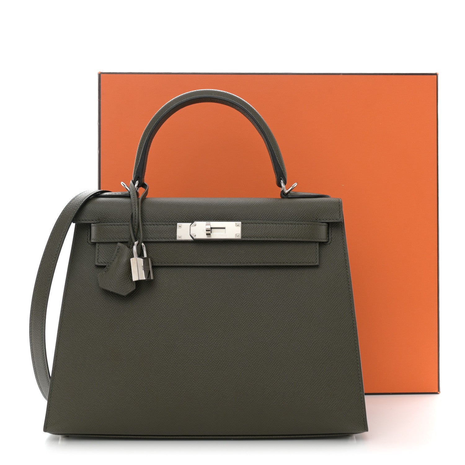 Hermes Epsom Kelly Sellier 28 Vert De Gris 18 of 18