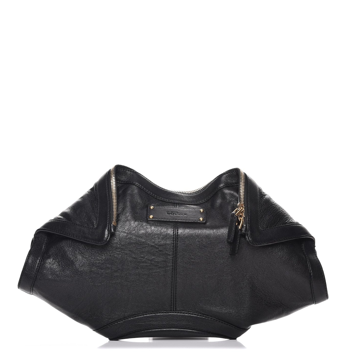 Calfskin De Manta Clutch Black