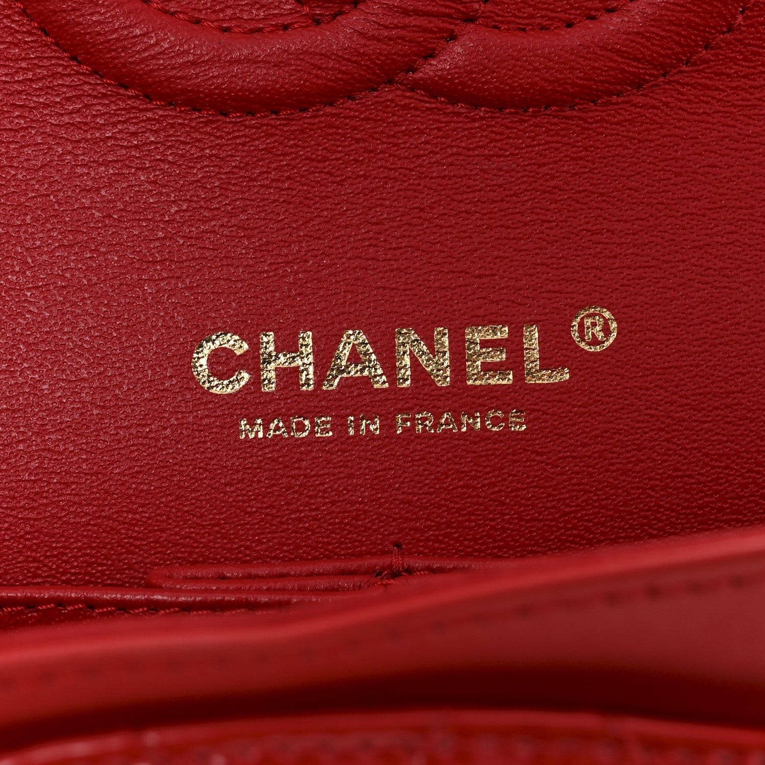 Chanel Patent Calfskin Quilted Medium Double Flap Red 6 of 10