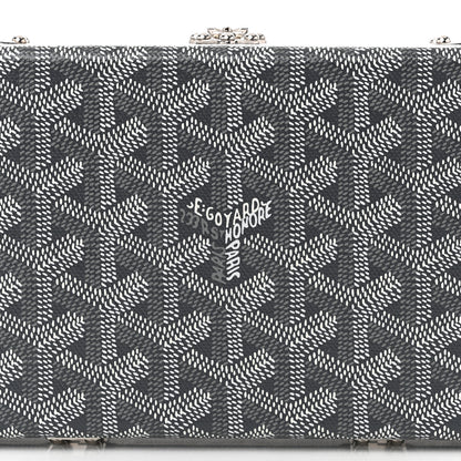 Goyard Goyardine Minaudiere Trunk Bag Grey 12 of 17