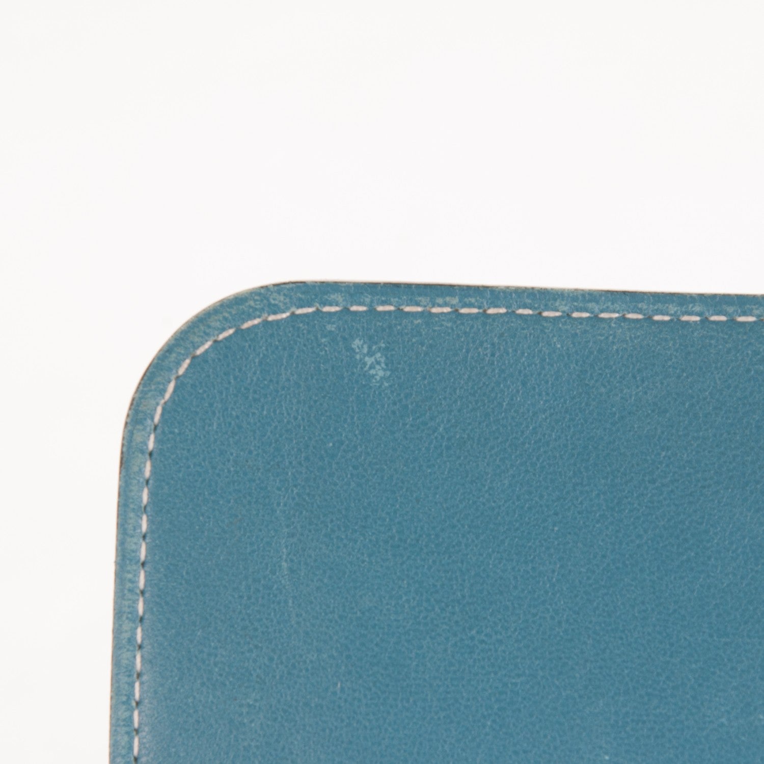Hermes Togo Dogon Duo Wallet Blue Jean 8 of 9