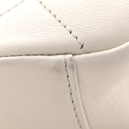 Chanel Lambskin A Real Catch Flap Bag White 26 of 32
