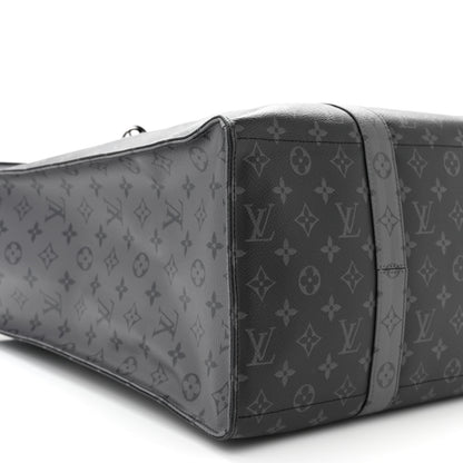 Louis Vuitton Monogram Eclipse Cabas Zippe GM Black 9 of 10