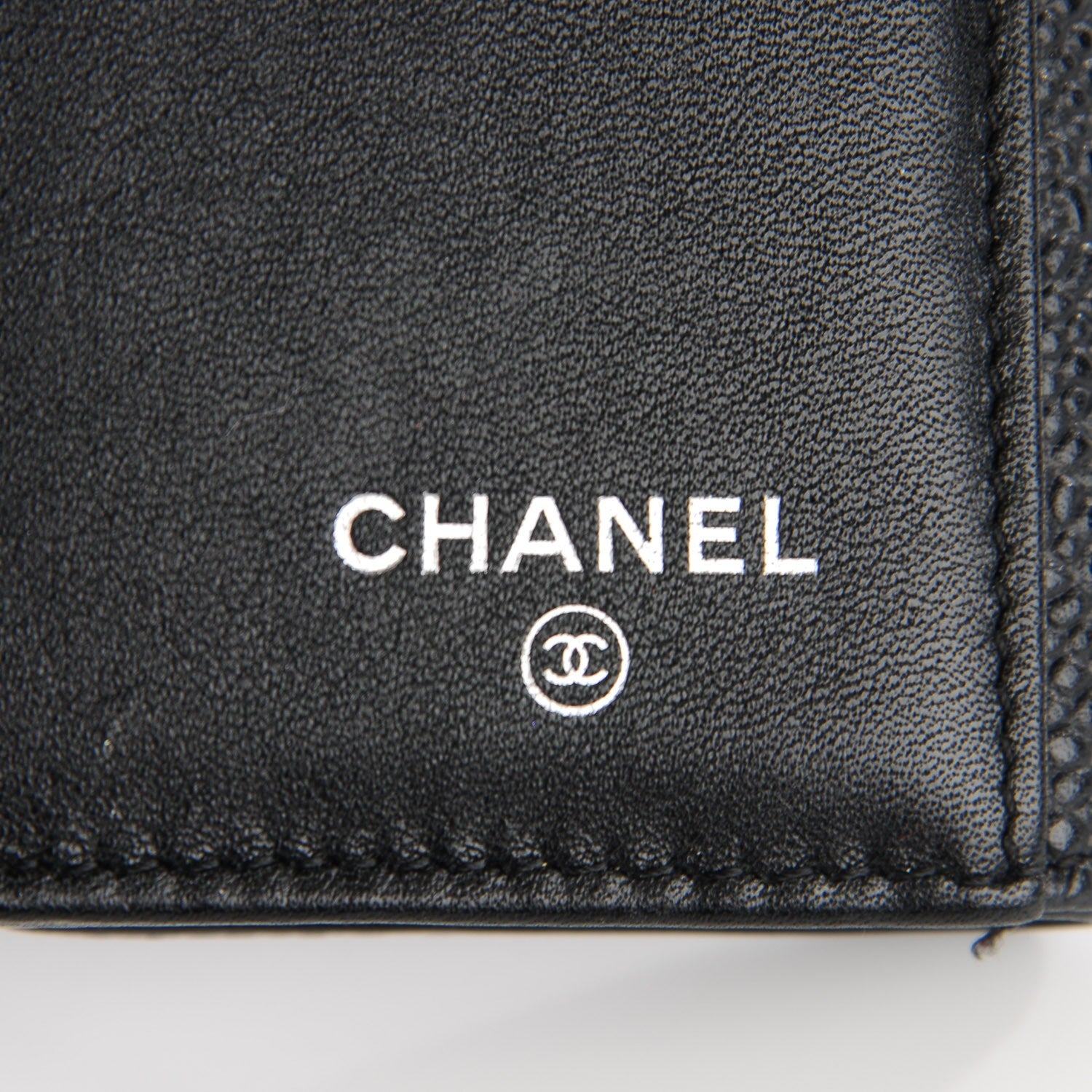 Chanel Caviar CC Long Flap Wallet Black 5 of 9