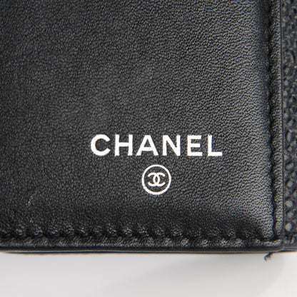Chanel Caviar CC Long Flap Wallet Black 5 of 9