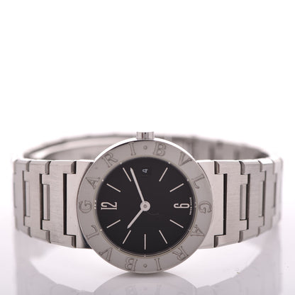 Bulgari Stainless Steel 26mm Quartz Watch Black 3 of 11
