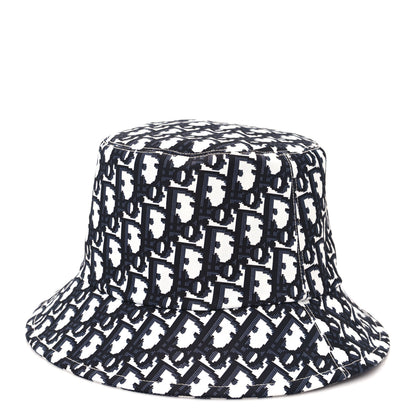 Christian Dior Gingham Reversible Teddy-D Brim Bucket Hat 57 Black White 10 of 14