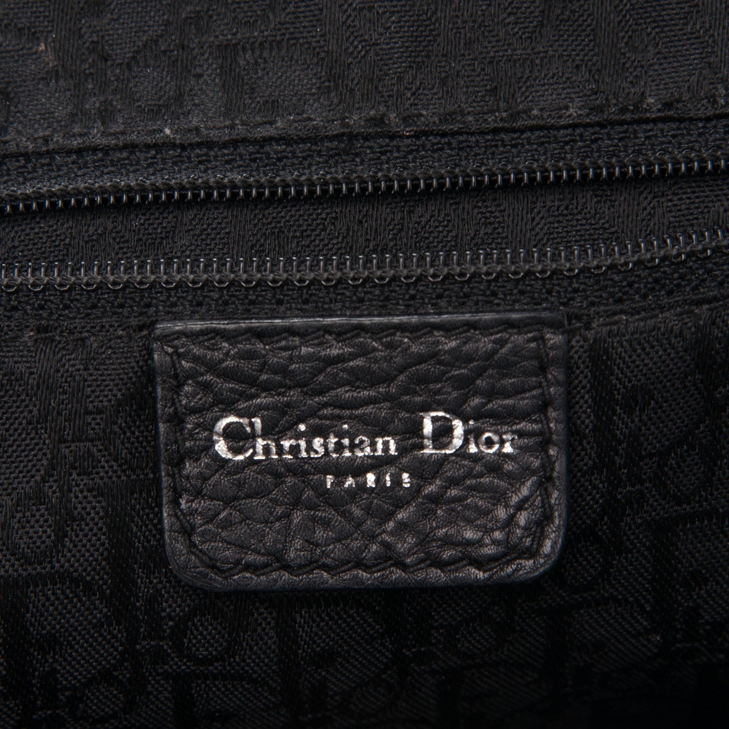 Christian Dior Calfskin Cannage Tote Black 13 of 14
