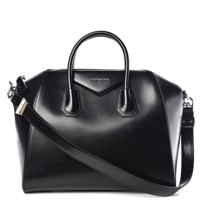 Givenchy Shiny Lord Calfskin Medium Antigona Black 1 of 10