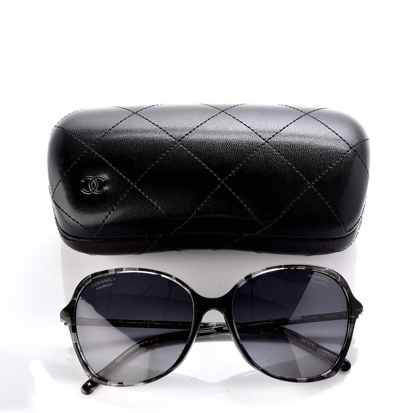 CC Polarized Sunglasses 5344-A Black Grey