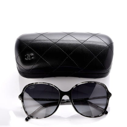 Chanel CC Polarized Sunglasses 5344-A Black Grey 8 of 8