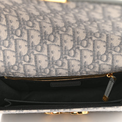 Christian Dior Oblique 30 Montaigne Flap Bag Grey 5 of 7
