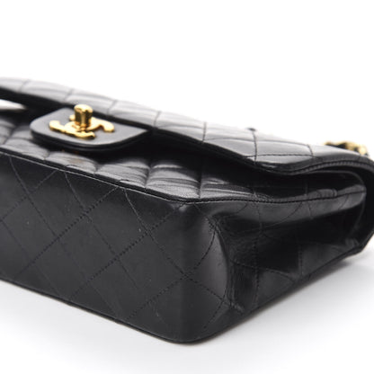 Chanel Lambskin Quilted Small Double Flap Black 7 of 14