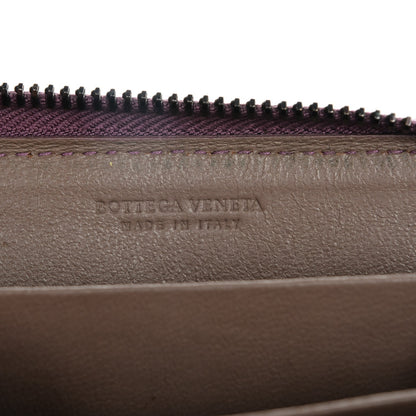 Bottega Veneta Nappa Intrecciato Zip Around Coin Purse Peony 9 of 13