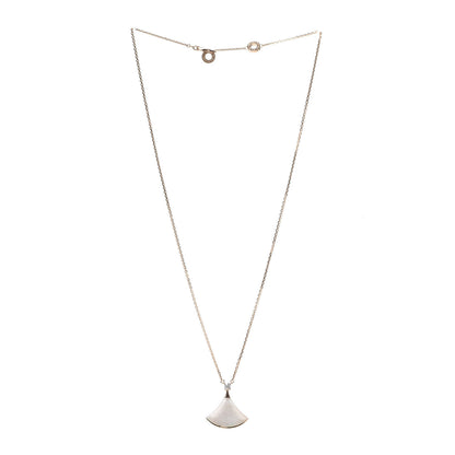 Bulgari 18K Rose Gold Diamond Mother of Pearl Divas' Dream Pendant Necklace 3 of 7
