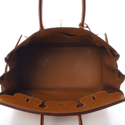 Hermes Ardennes Birkin 35 Gold 6 of 11