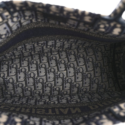 Christian Dior Oblique Medium Book Tote Blue Multicolor 5 of 12