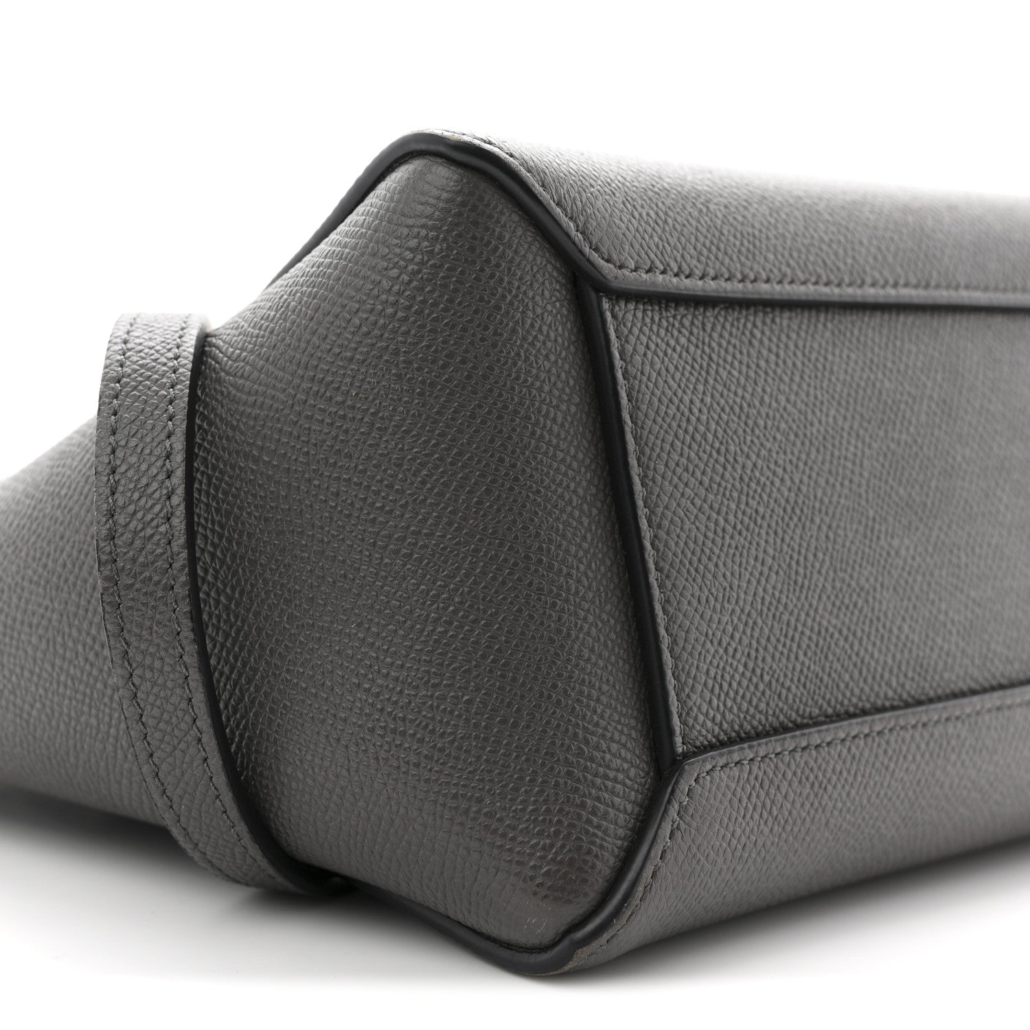 Celine Grained Calfskin Nano Belt Bag Grey 8 of 13