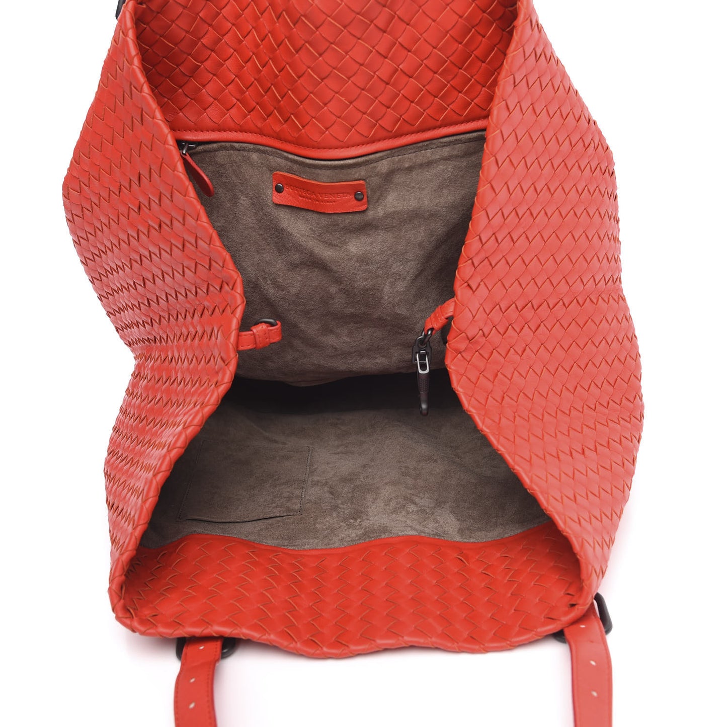 Nappa Intrecciato Large Seamless Tote Vesuvio