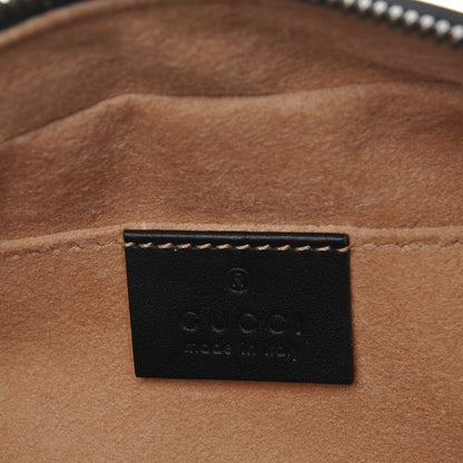 Gucci Calfskin Matelasse Animal Studs Small GG Marmont Chain Shoulder Bag Black 6 of 8