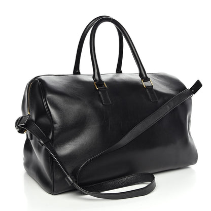 Saint Laurent Calfskin Classic Duffle 12 Black 4 of 9