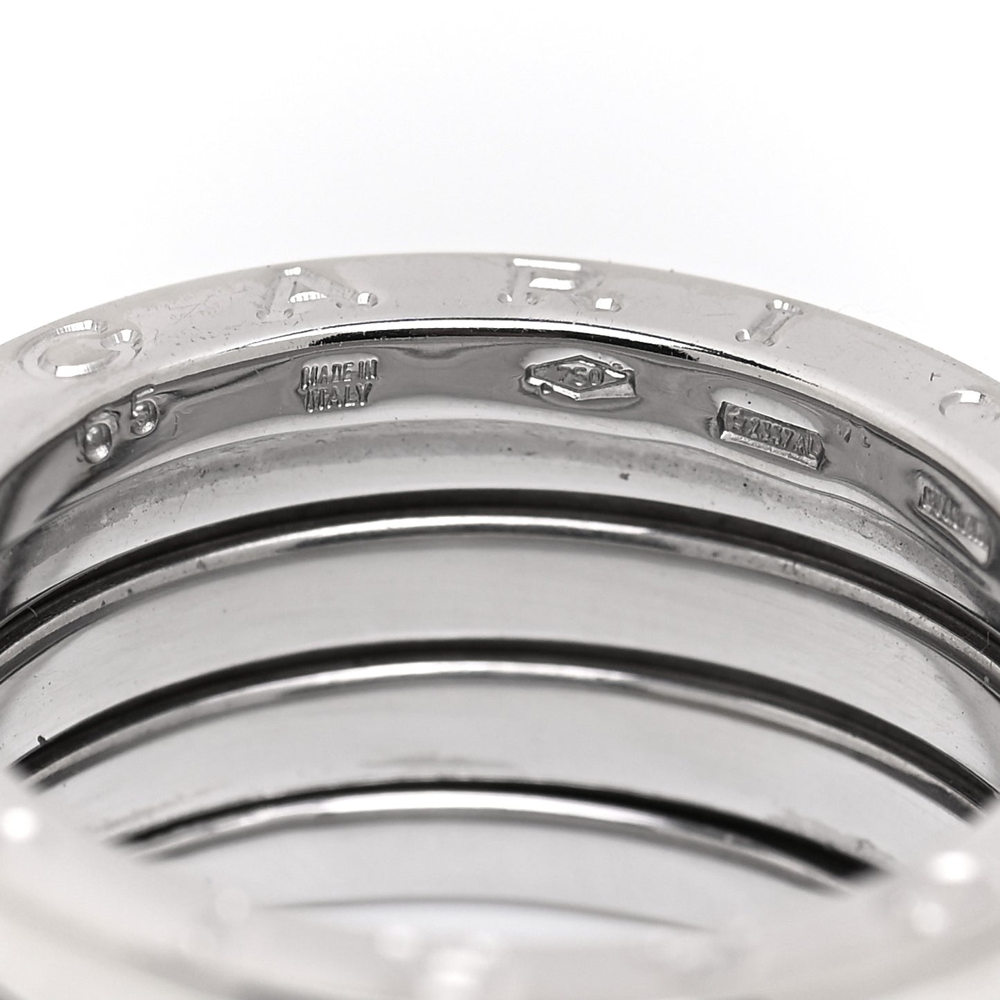 18K White Gold B.Zero1 Four-Band Ring 55 7.25