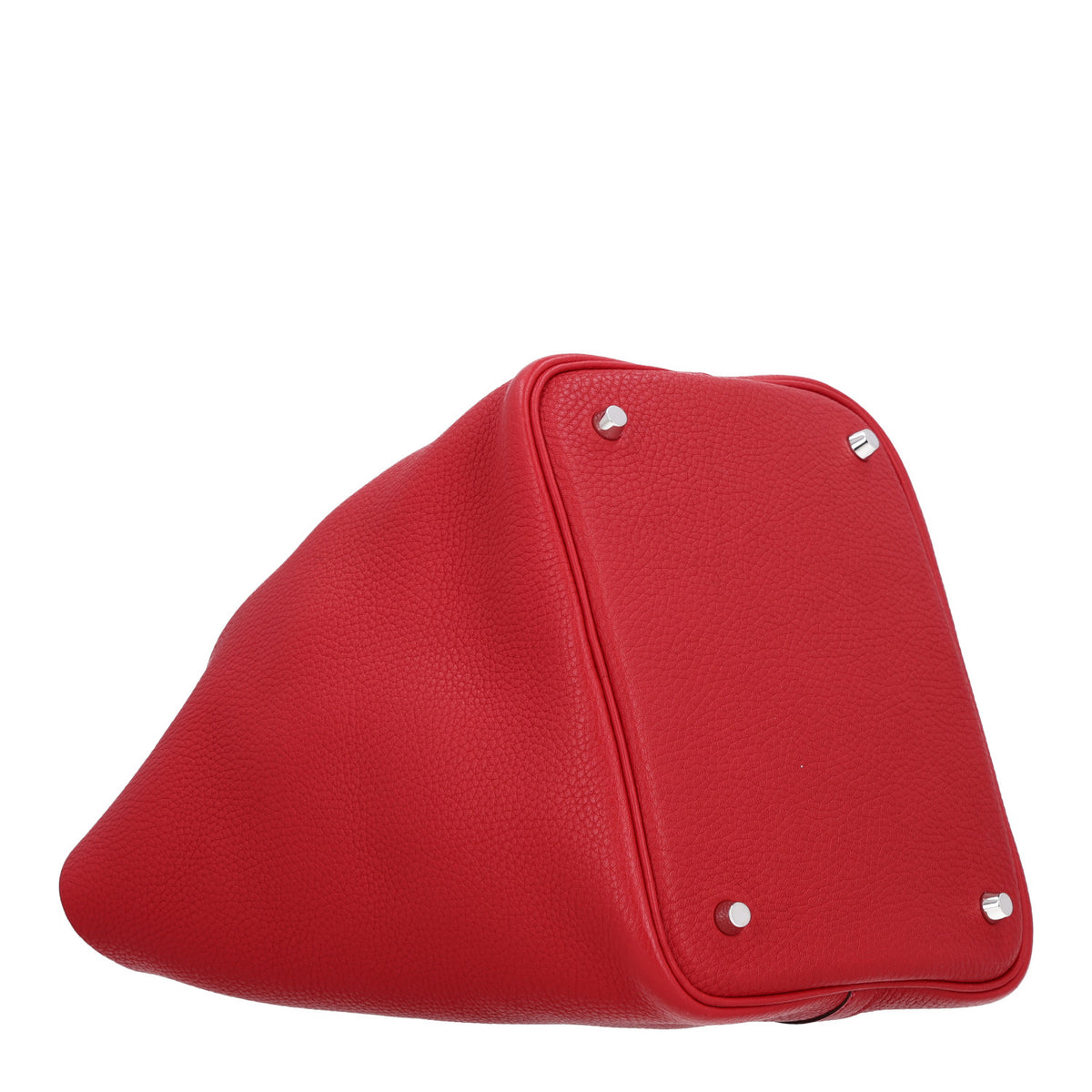 Hermes Taurillon Clemence Picotin Lock 22 MM Rouge Casaque 4 of 10