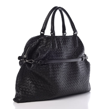 Bottega Veneta Nappa Intrecciato Maxi Convertible Tote Black 3 of 7