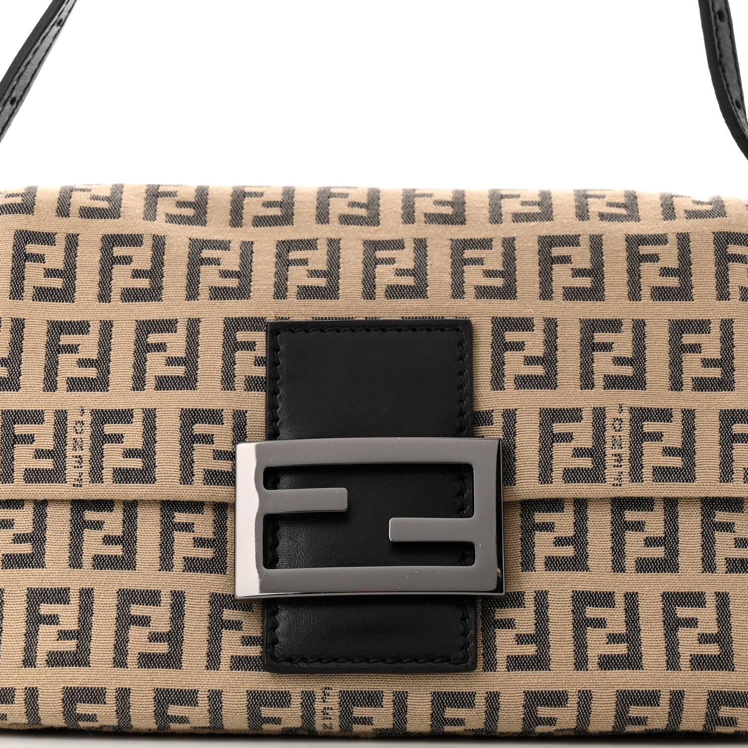 Fendi Zucchino Mini Mama Baguette Tobacco 7 of 9