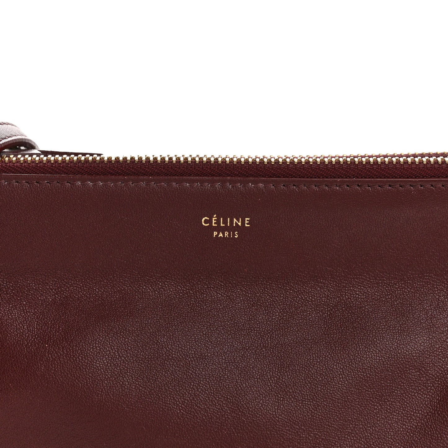 Lambskin Small Trio Crossbody Bag Burgundy