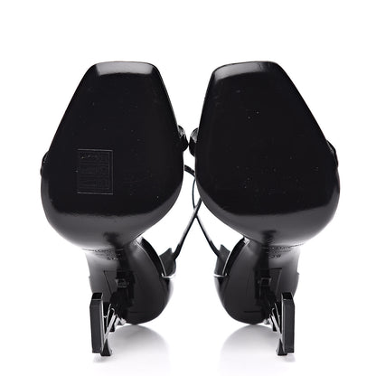 Saint Laurent Patent Opyum Sandals 36 Black 5 of 7