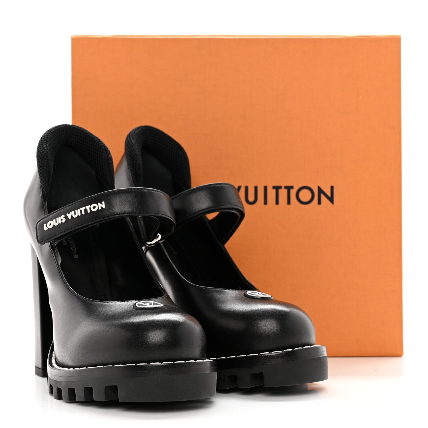 Louis Vuitton Calfskin Star Trail Ankle Pumps 36 Black 13 of 13