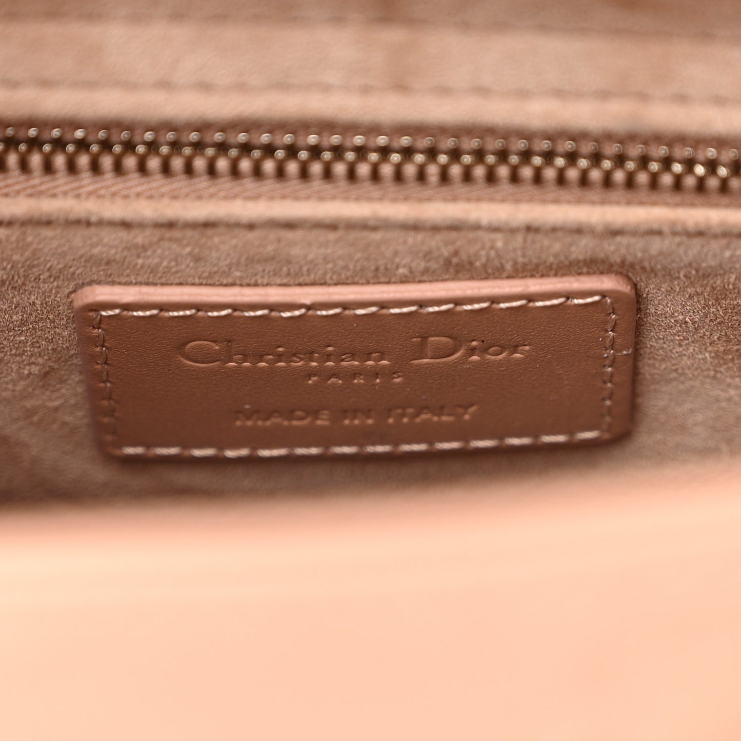 Calfskin Cannage Diamond Small My ABCDior Lady Dior Rose Des Vents