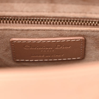 Christian Dior Calfskin Cannage Diamond Small My ABCDior Lady Dior Rose Des Vents 6 of 18