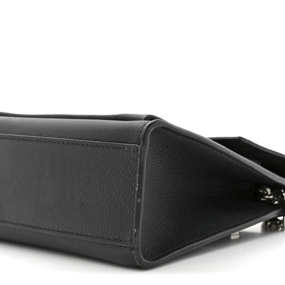 Louis Vuitton Soft Calfskin Mylockme Chain Bag BB Black 8 of 12