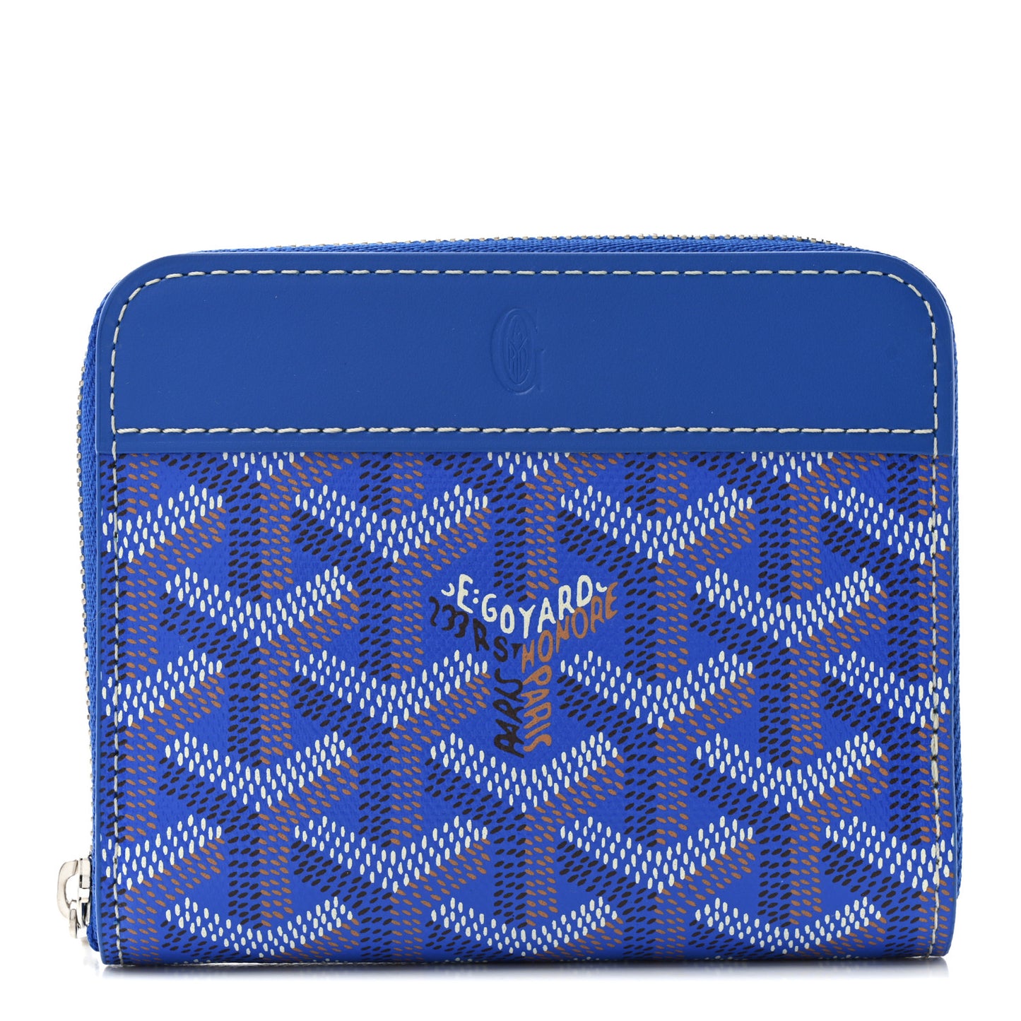 Goyardine Matignon PM Wallet Blue