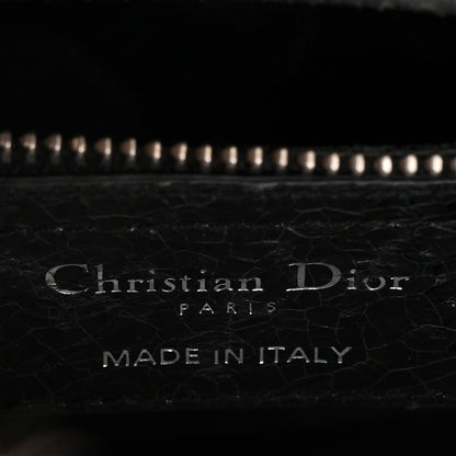 Christian Dior Ceramic Effect Deerskin Jeweled Swan Lady Dior Black 6 of 14