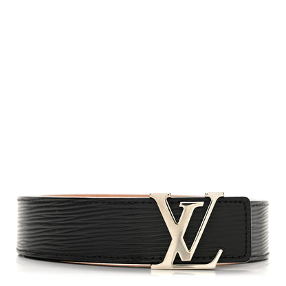 Louis Vuitton Epi 30mm LV Initiales Belt 100 40 Black 1 of 9