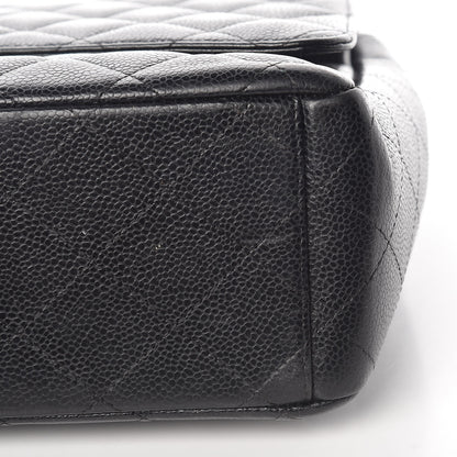 Chanel Caviar Quilted Maxi Double Flap Black 10 of 13