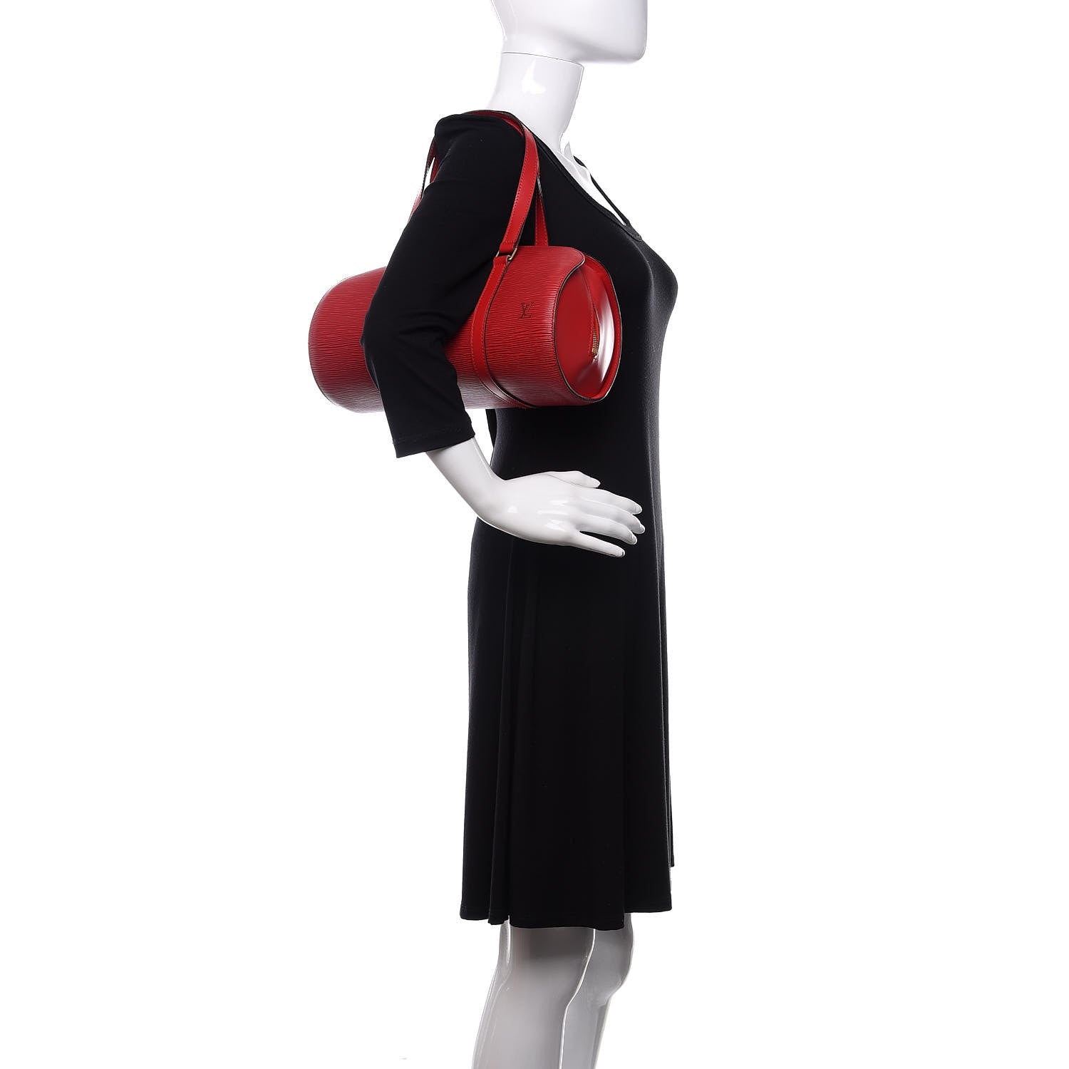 Louis Vuitton Epi Soufflot Castillan Red 2 of 13